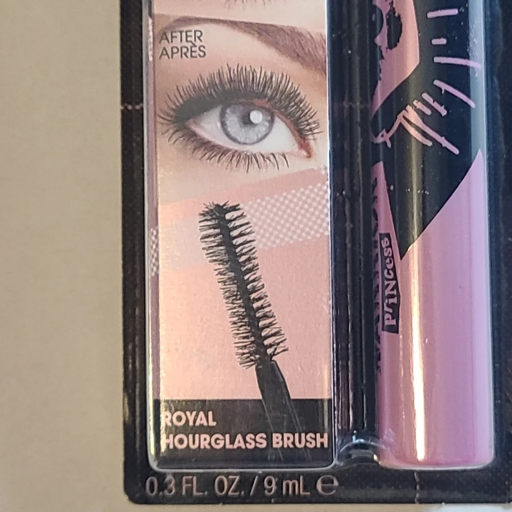 Warrior Princess Mascara - Royal Black With Royal Hourglass Brush NIP